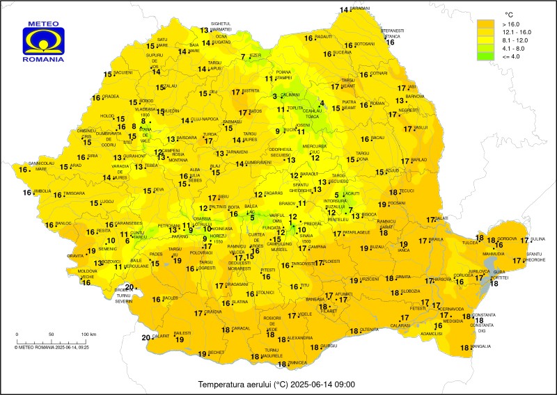 Vreme instabilă în Neamț în acest weekend