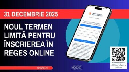 În atenția angajatorilor: termenul de portare în Reges a fost prelungit până la sfârșitul anului
