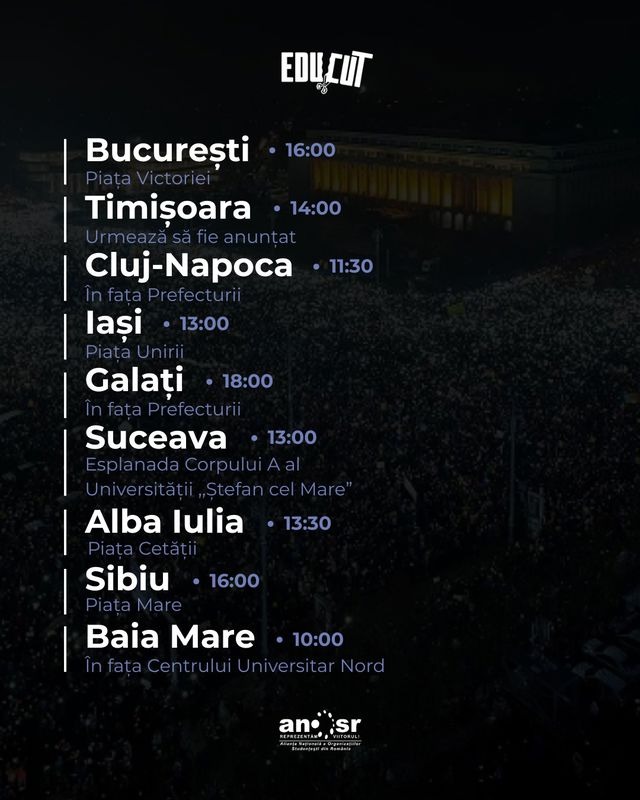 Începerea anului universitar marcată de proteste sale studenților 2 WhatsApp Image 2025 09 29 at 09.06.19