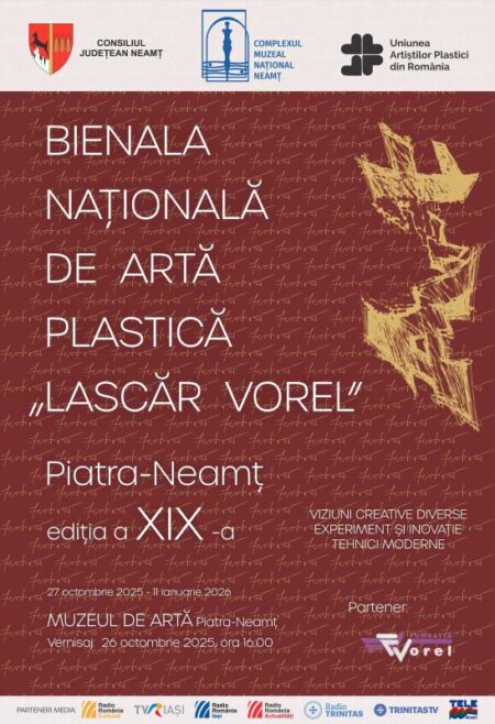 Bienala Națională de Artă Plastică “Lascăr Vorel” revine la Piatra-Neamț cu a XIX-a ediție Afis Vorel