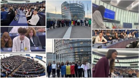 Elevi de la Colegiul Petru Rareș europarlamentari pentru o zi la Strasbourg WhatsApp Image 2025 10 20 at 13.35.38