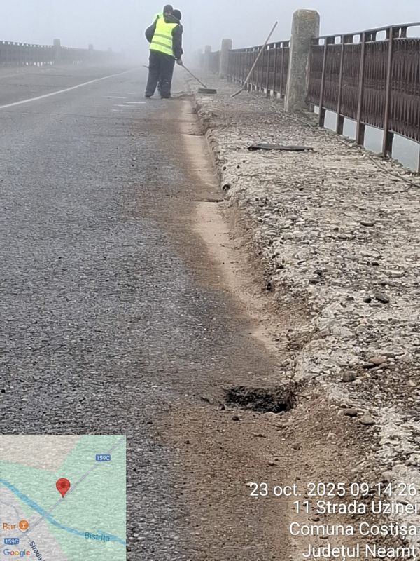 Foto. Un început necesar. DRUPO Neamț – lucrări în zona podurilor de la Frunzeni 3 frunzeni 4