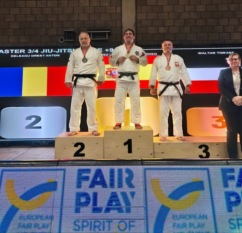 Lions BJJ Piatra-Neamț, pe podium la Campionatul European de Ju-Jitsu 5 lions toni deleanu