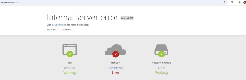 EROARE CLOUDFLARE