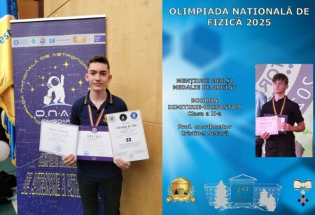 Două mențiuni pentru elevii rareșiști la Concursul de Fizică “Evrika” OLIMPIADA FIZICA