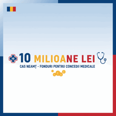 CAS Neamț primește 10 milioane lei pentru decontarea concediilor medicale. Termenul de plată ar putea scădea semnificativ imagine cas