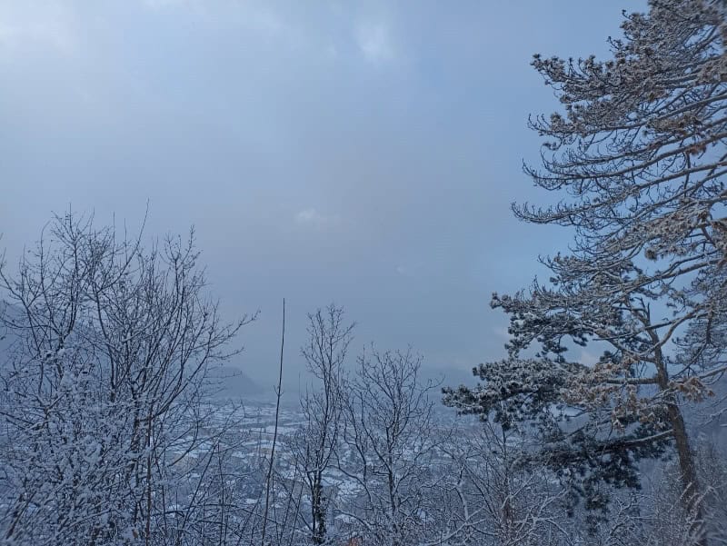 FOTO. Peisaj de iarnă adevărată la Piatra Neamț