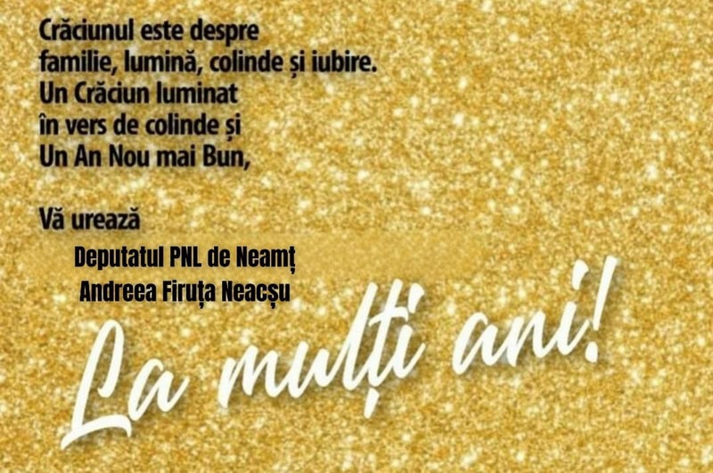 Urări de Crăciun din partea oamenilor politici din Neamț