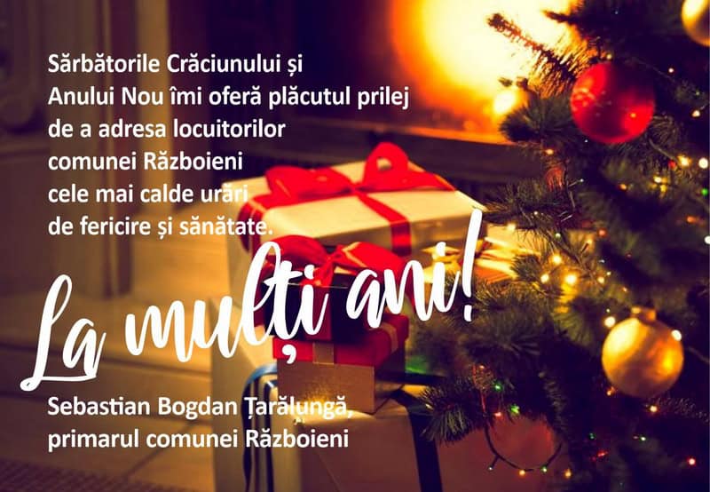 razboieni resize - Primăriile din Neamț urează Crăciun fericit