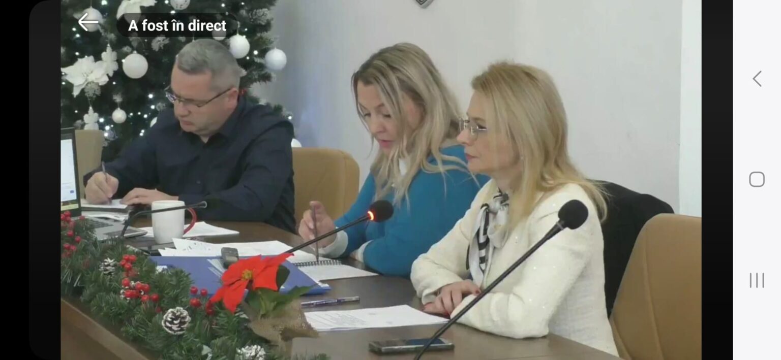 Târgu-Neamț. Respect pentru alegători: taxele și impozitele mărite, votate cu primarul lipsă, cu vicele prezent…online, ca și alți 7 consilieri! sedinta targ