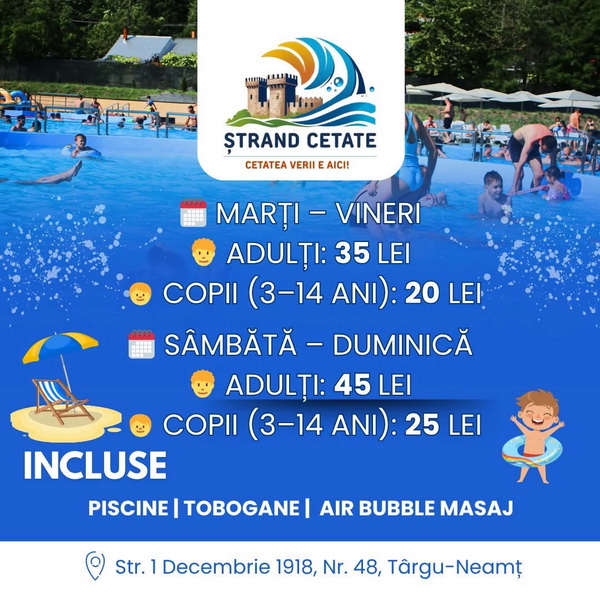 Cum a generat pierderi Ștrandul Cetate din Târgu-Neamț fiind plin de clienți 5 tg strand afis resize