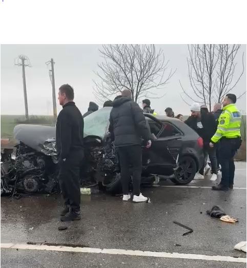 Imagini teribile la un accident pe E85, în comuna Săbăoani 4 3