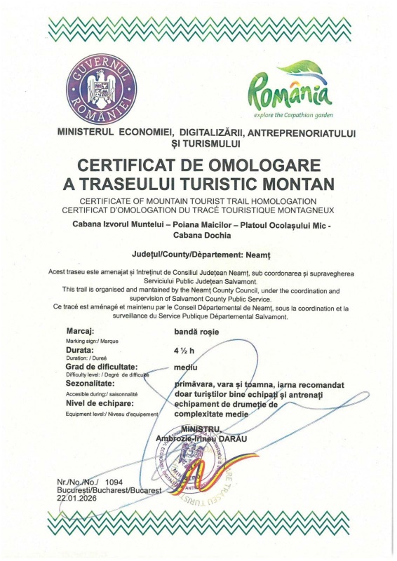 Trei trasee turistice montane din Masivul Ceahlău, omologate oficial, anunță Consiliul Județean Neamț 2 622791200 1230091432591923 3785858177496273288 n