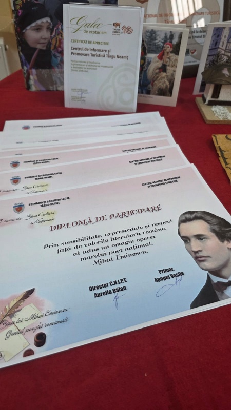 Video-Foto. Ziua Culturii Naționale, sărbătorită la Centrul Național de Informare și Promovare Turistică Târgu-Neamț 4 WhatsApp Image 2026 01 15 at 13.08.49 1