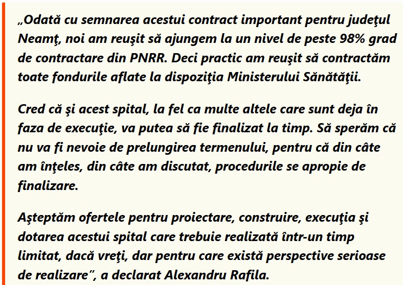 MESAGERUL 700 / Cât de bolnavă este sănătatea în Neamț? 11 declaratie rafila