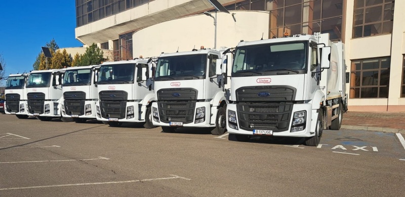 Asocierea Urban Grup Environment (lider)- Eurosal Trade. Servicii de salubrizare profesioniste pentru zona 1 Piatra-Neamț 3 Flota Auto 2