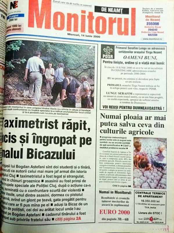 DOSARUL „STUDENȚII UCIGAȘI”: Cronica unei terori care a îngenuncheat un județ și a decapitat o poliție 3 studentii ucigasi monitorul de neamt 2 resize