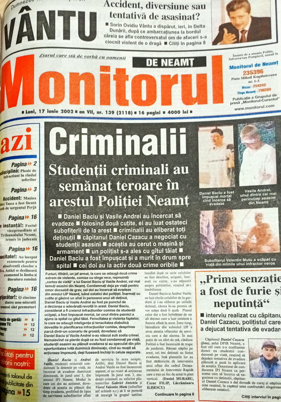 DOSARUL „STUDENȚII UCIGAȘI”: Cronica unei terori care a îngenuncheat un județ și a decapitat o poliție 5 studentii ucigasi monitorul de neamt 4 resize