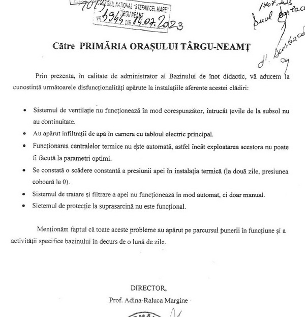 Bazinul de înot didactic din Târgu-Neamț - între birocrație, afaceri cu statul și trimiteri la afaceri oneroase în Italia 3 tg bazin didactic foto 2 resize