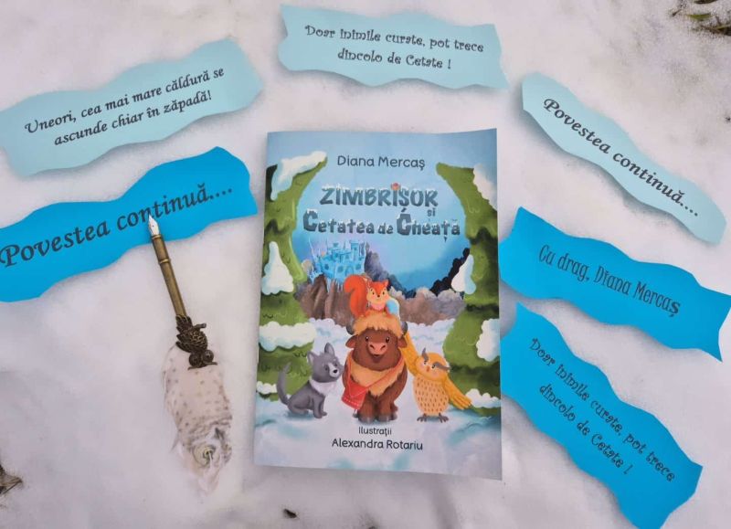 Carte pentru copii: „Zimbrișor și Cetatea de Gheață”, o nouă poveste inspirată din Ținutul Neamțului 2 zimbrisor 2