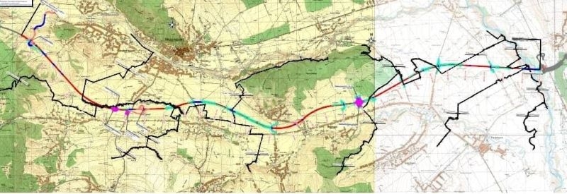 Lot dificil din Autostrada A8, în proiectare: 31,5 km prin Neamț, cu 16 tuneluri și 60 de poduri 2 Harta Autostrada „Unirii A8
