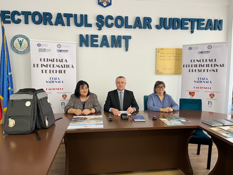 Conferinta de presă la ISJ despre Olimpiada Națională de Informatică pe Echipe și concursul PROSOFT WhatsApp Image 2026 03 03 at 15.46.07 2