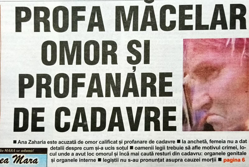 ana zaharia 11 resize - Crime care au șocat Neamțul / Omorul de la Roman care a șocat România - ucis și tranșat de soție
