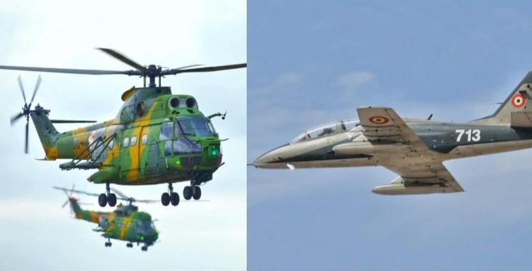 Aeronave militare vor survola Romanul, în cadrul unei campanii de promovare a Forțelor Aeriene avion 5