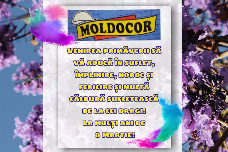 8 MARTIE Urări din partea unora dintre societățile comerciale din Neamț 16 moldocor resize - 8 MARTIE Urări din partea unora dintre societățile comerciale din Neamț