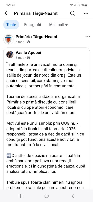 Târgu-Neamț: Avem niște săli de jocuri de noroc. Ce facem cu ele? 2 tg apopei