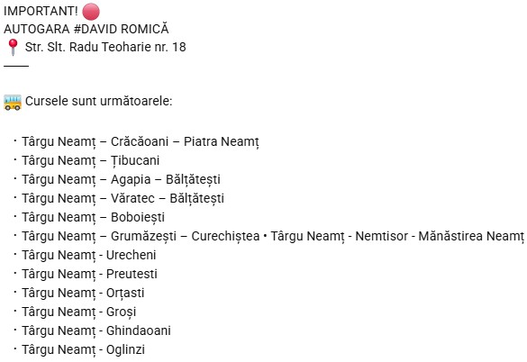 Știre actualizată. Războiul autogărilor la Târgu Neamț - Haos în transportul județean 2 Important autogara tg neamt