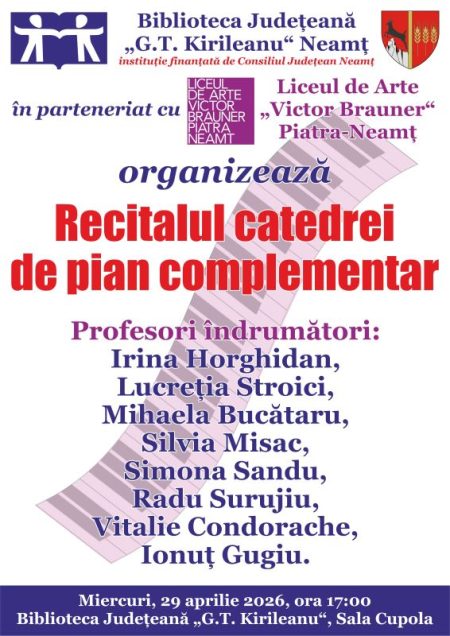 afis recital pian
