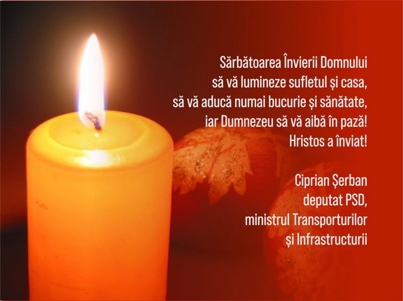 PAȘTE 2026 Felicitările oamenilor politici 5 ciprian serban resize