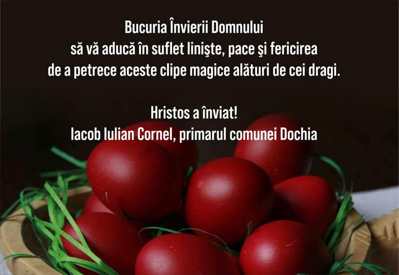 PAȘTE 2026 Felicitările primăriilor din mediul rural