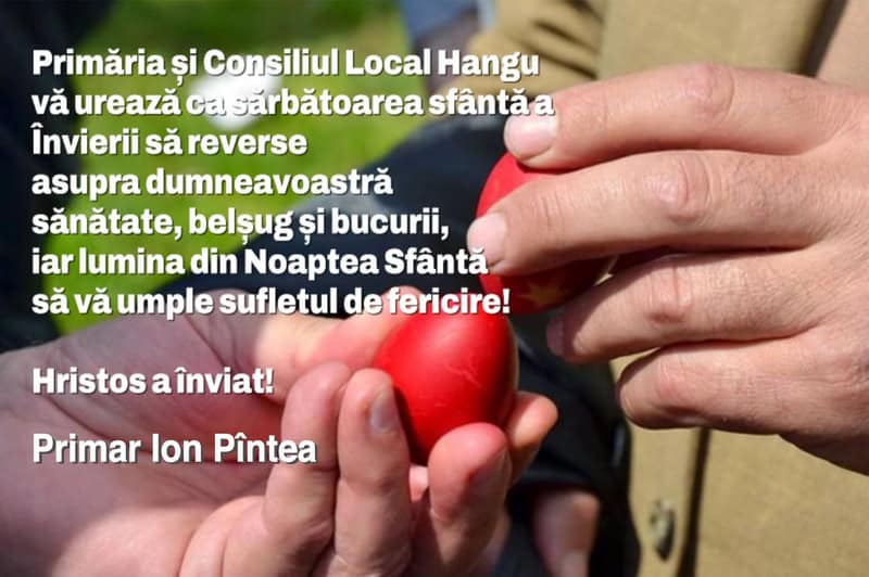 PAȘTE 2026 Felicitările primăriilor din mediul rural