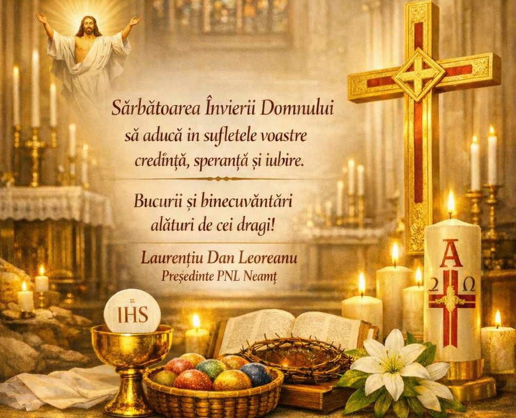PAȘTE 2026 Felicitările oamenilor politici 6 laurentiu leoreanu pnl resize
