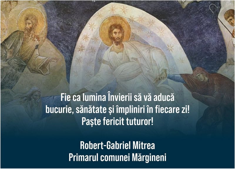 PAȘTE 2026 Felicitările primăriilor din mediul rural