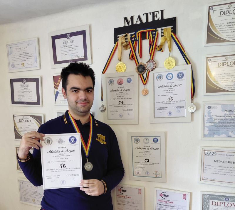 Elevi nemţeni printre laureaţii Olimpiadei Naţionale de Matematică 2 matei