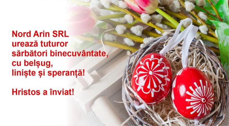 PAȘTE 2026 Urările societăților comerciale din județ