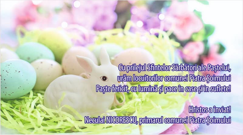 PAȘTE 2026 Felicitările primăriilor din mediul rural