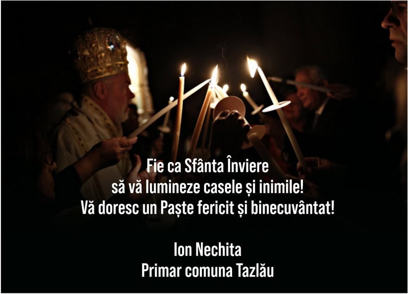 PAȘTE 2026 Felicitările primăriilor din mediul rural