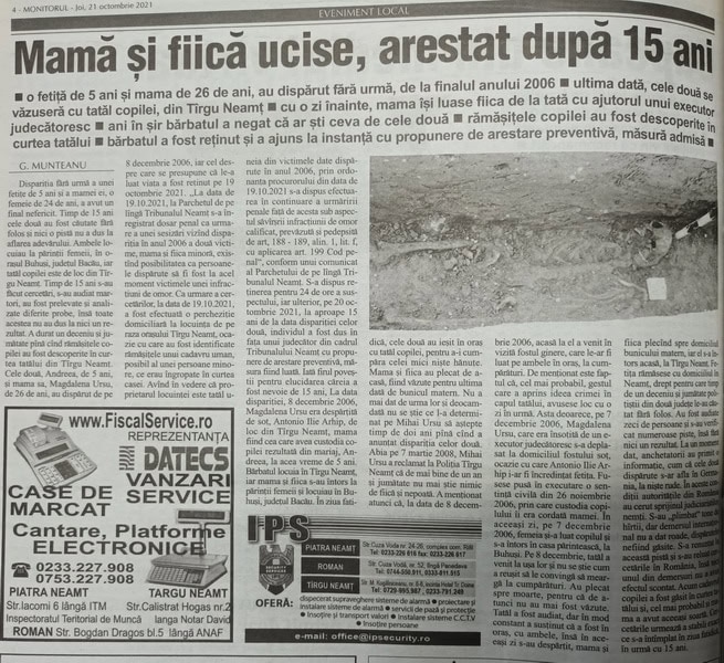 tg crima arhip 7 resize - Crime care au șocat Neamțul / Închisoare pe viață pentru dubla crimă de la Târgu Neamț