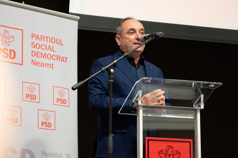 Lucian Micu a fost reconfirmat în funcția de președinte al PSD Roman 3 MVP 0183