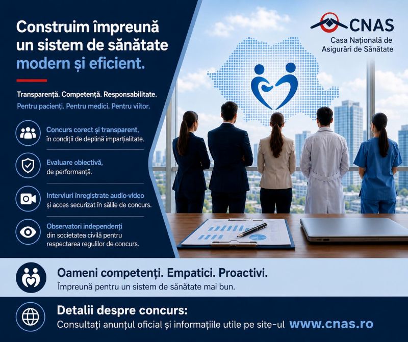 Funcția de director general al Casei de Asigurări de Sănătate (CAS) Neamț a fost scoasă la concurs 1 WhatsApp Image 2026 05 26 at 09.19.10