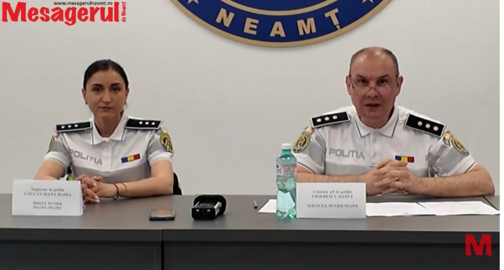 Conferință de presă la I.P.J. Neamț pe teme rutiere