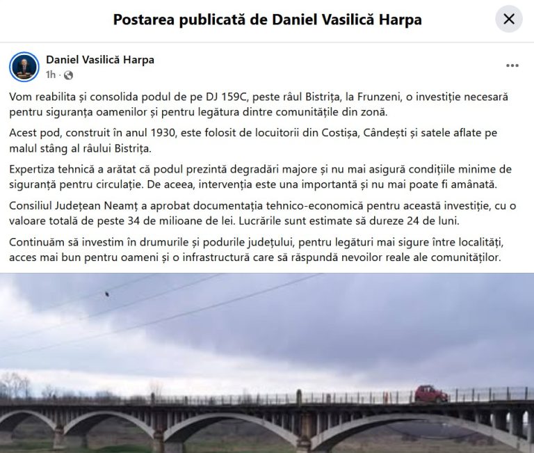 pod frunzeni harpa