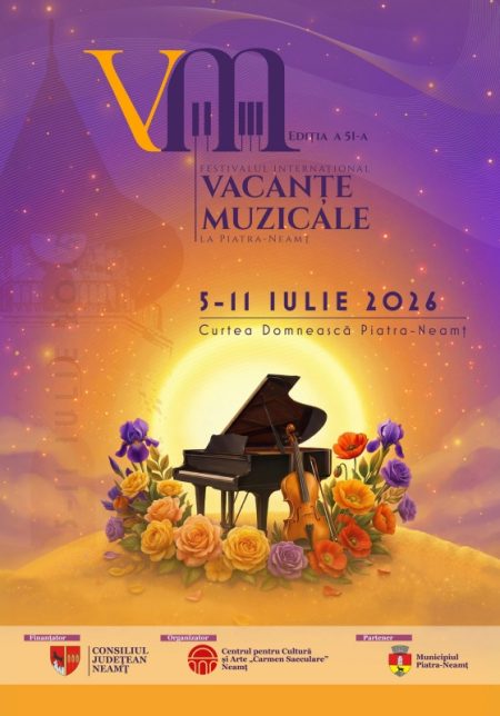 VIDEO. Conferință de presă privind organizarea Festivalului Internațional „Vacanțe Muzicale” la Piatra Neamț Afis general scaled 1
