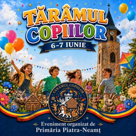 Tărâmul Copiilor: două zile dedicate celor mici, în Piatra-Neamț TC