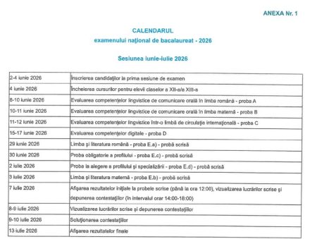 Încep înscrierile pentru prima sesiune a Bacalaureatului 2026 WhatsApp Image 2026 06 01 at 10.29.33