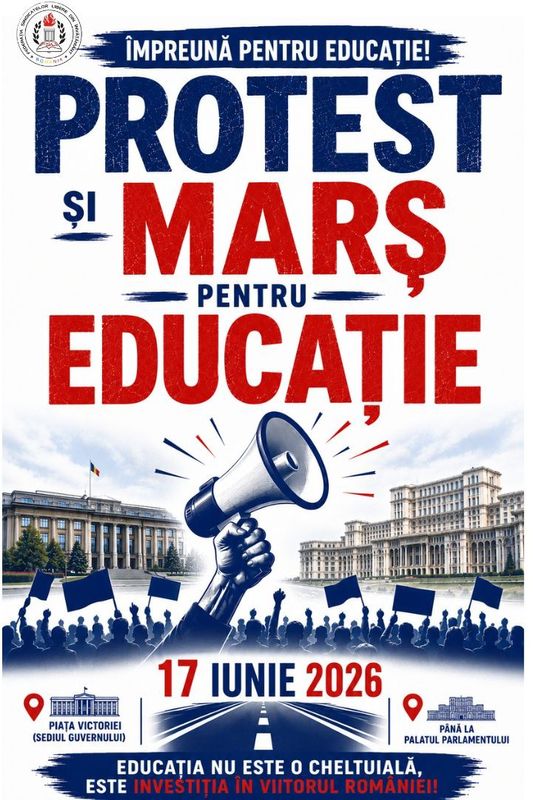 Educație. Protest amplu anunțat de sindicate în timpul Bacalaureatului WhatsApp Image 2026 06 09 at 12.17.51